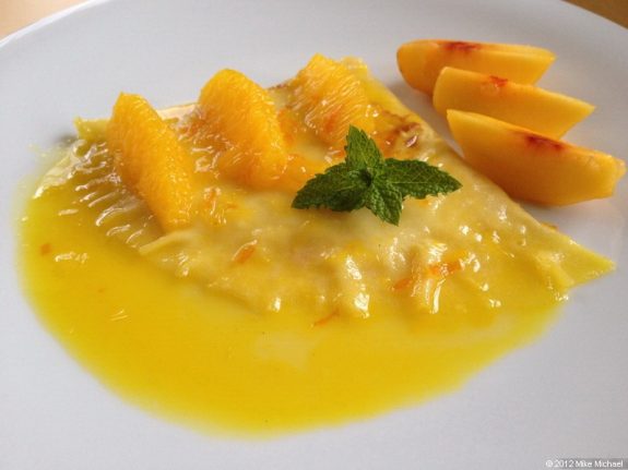 Crepe Suzette mit Nektarine