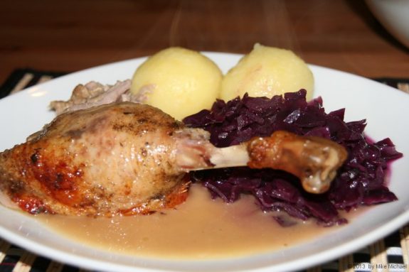 Ente mit Rotkraut und Klößen - Kochen mit Leidenschaft